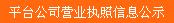 平臺(tái)公司營(yíng)業(yè)執(zhí)照信息公司